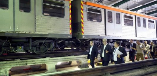 Επίσκεψη της πολιτικής ηγεσίας του υπουργείου Υποδομών και Μεταφορών στο Μετρό