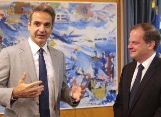 Μητσοτάκης: Περισσότερα δρομολόγια στα ΜΜΜ Αθήνας και Θεσσαλονίκης Επίσκεψη του πρωθυπουργού στο υπουργείο Υποδομών και Μεταφορών