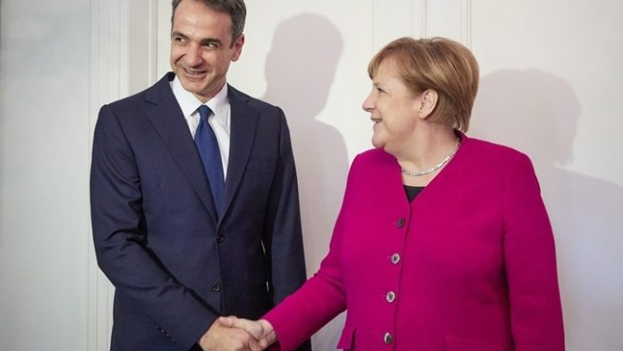 Η Άγγελα Μέρκελ συναντά τον Κυριάκο Μητσοτάκη