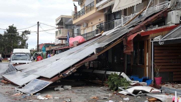 Καταστροφές από τα ακραία καιρικά φαινόμενα στη Χαλκιδική τον Ιούλιο του 2019