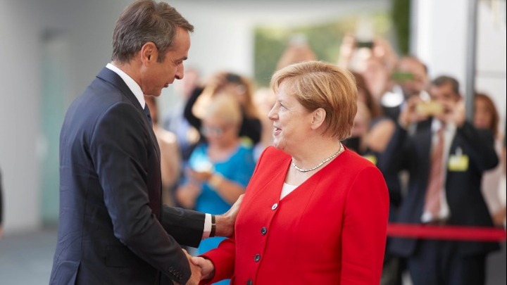 Κυριάκος Μητσοτάκης - Άγγελα Μέρκελ