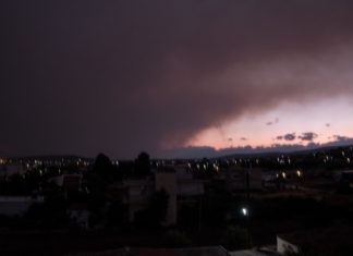 Πύρινο μέτωπο στην Εύβοια – Καίει δάσος Natura