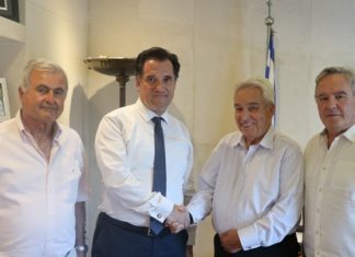 Γεωργιάδης: «Ξεμπλοκάρει» και η επένδυση στο Αφάντου Ρόδου Συνάντηση Άδωνι Γεωργιάδη με τον επιχειρηματία Μερκούριο Αγγελιάδη και την ομάδα του