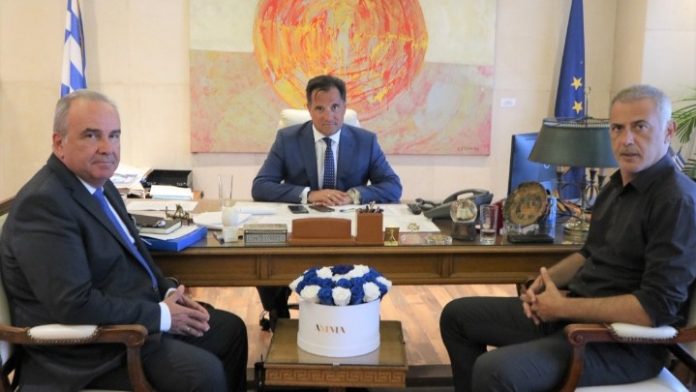 Συνάντηση Α. Γεωργιάδη - Γ. Μώραλη στο υπουργείο