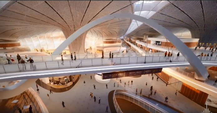 Το νέο αεροδρόμιο στο Πεκίνο - 3D Animation