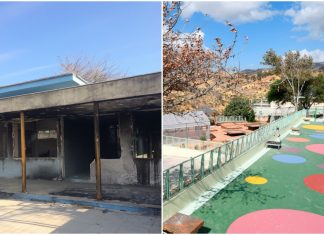 Το σχολείο που «άνθισε» στα καμένα με χορηγία των ΕΛΠΕ