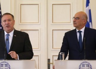 Πομπέο: Δεν μπορούμε να αφήσουμε την Τουρκία να κάνει παράνομες γεωτρήσεις