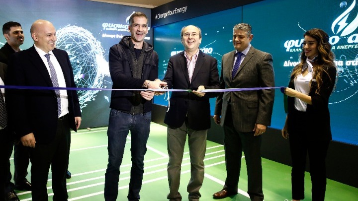 Οι κ.κ. Χατζηδάκης και Μπακογιάννης εγκαινίασαν το περίπτερο της «Φυσικό Αέριο Ελληνική Εταιρεία Ενέργειας» στο Eco -Fest.