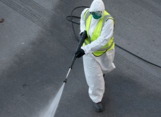 Κυριακάτικη δράση καθαριότητας και απολύμανσης στην περιοχή των Πατησίων