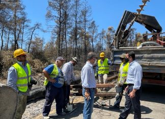 Επίσκεψη Σκρέκα, Αμυρά στον Δήμο Μαντουδίου – Λίμνης – Αγίας Άννας