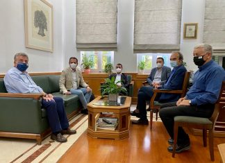 Συνάντηση εργασίας ΑΔΜΗΕ-Περιφέρειας για την ηλεκτρική διασύνδεση Κρήτης-Αττικής