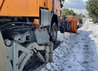 Ολοκληρώθηκε ο εκχιονισμός των δρόμων του Δήμου Αθηναίων