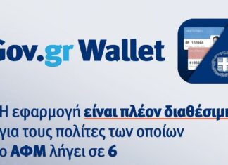 Σχεδόν 400 χιλιάδες ψηφιακά έγγραφα στο wallet.gov.gr – Άνοιξε η πλατφόρμα για τα ΑΦΜ που λήγουν σε 6