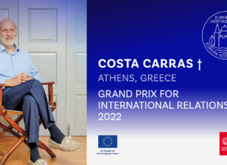 Η Ευρώπη βραβεύει μετά θάνατον τον Κώστα Καρρά με Europa Nostra – Grand Prix 2022