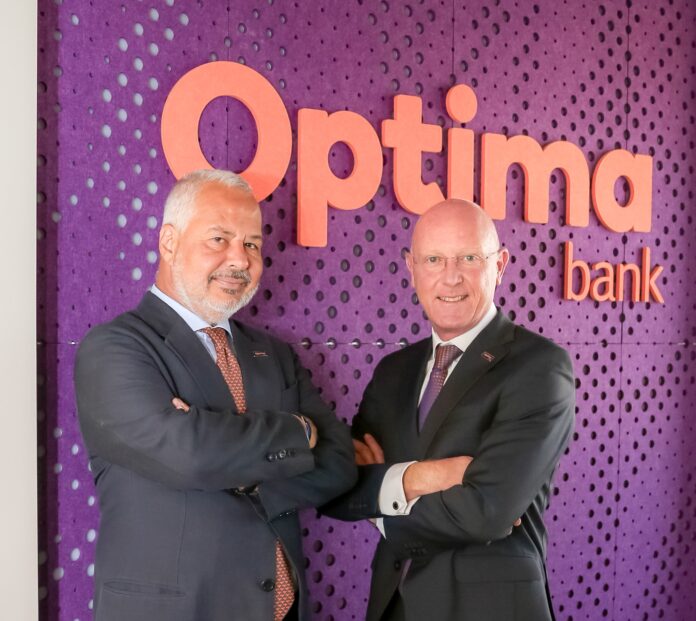 Γεώργιος+Τανισκίδης,+Πρόεδρος+Optima+bank+-+Δημήτρης+Κυπαρίσσης,+Διευθύνων+Σύμβουλος+Optima+bank