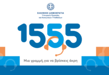 1555: Στα 3,5 εκατ. οι κλήσεις πολιτών που απαντήθηκαν