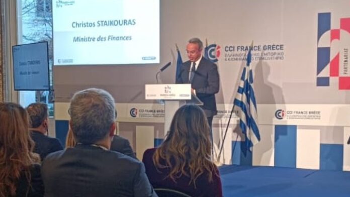 Σταϊκούρας - ελληνογαλλικό επιχειρηματικό φόρουμ