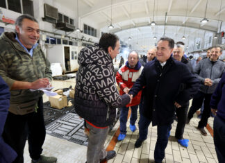 Άδ. Γεωργιάδης: Στόχος η αναβάθμιση των υπηρεσιών της Ιχθυόσκαλας Κερατσινίου