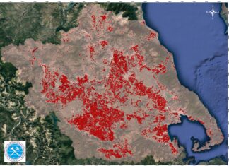 Στο «κόκκινο» ο χάρτης της Θεσσαλίας από τις 22 χιλιάδες γεωτρήσεις