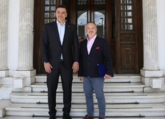 Συνάντηση του Β. Κικίλια με τον Βρετανό πρέσβη Μ. Lodge