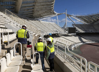 ΤΑΙΠΕΔ: Σε εξέλιξη η επιθεώρηση και ο έλεγχος των μεταλλικών κατασκευών στο ΟΑΚΑ
