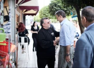 Επίσκεψη Μητσοτάκη στο Μοσχάτο