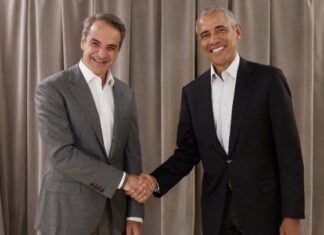 Συνάντηση Ομπάμα-Μητσοτάκη: «Οι αξίες που μοιραζόμαστε αντηχούν πιο δυνατά στην Ελλάδα»