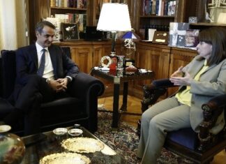 Ο πρωθυπουργός θα συναντηθεί αύριο με την Πρόεδρο της Δημοκρατίας