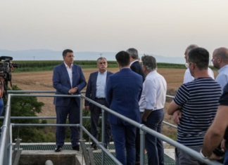 Τον βιολογικό καθαρισμό και τους αγωγούς λυμάτων του Δήμου Εμμανουήλ Παππά Σερρών εγκαινίασε ο Απ. Τζιτζικώστας