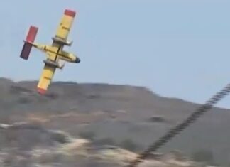 Εκκενώνονται οικισμοί σε Κέρκυρα, Ρόδο – Έπεσε Canadair ενώ επιχειρούσε στην Κάρυστο, νεκροί ο κυβερνήτης και ο συγκυβερνήτης