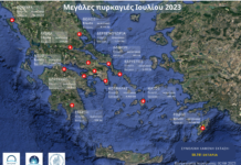 Σε 507.910 στρέμματα ανέρχονται οι καμένες εκτάσεις από τις πυρκαγιές του Ιουλίου