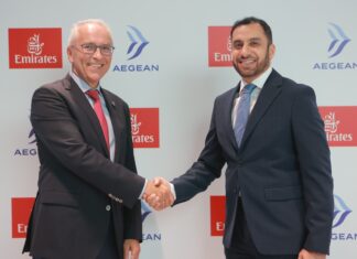 AEGEAN και Emirates επεκτείνουν τη συνεργασία τους για πτήσεις κοινού κωδικού προσθέτοντας το δρομολόγιο Αθήνα‑Νέα Υόρκη
