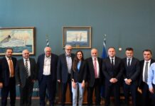 Η “πράσινη” μετάβαση της ακτοπλοΐας στο επίκεντρο της συνάντησης του Χρ. Στυλιανίδη με τον σύνδεσμο των ακτοπλόων