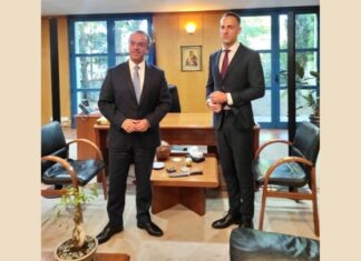 Συνάντηση Χρ. Σταϊκούρα με τον επικεφαλής της Κοινότητας Μεταφορών Δυτ. Βαλκανίων M. Zakonjsek