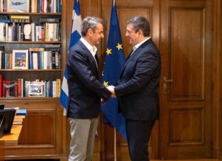 Η πορεία των μεγάλων έργων στην Κ. Μακεδονία στη συνάντηση του Κυρ. Μητσοτάκη με τον Απ. Τζιτζικώστα