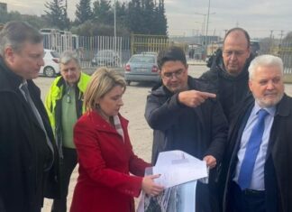 Θεσσαλονίκη: Στο αμαξοστάσιο του ΟΑΣΘ στην Σταυρούπολη η υφυπουργός Υποδομών και Μεταφορών