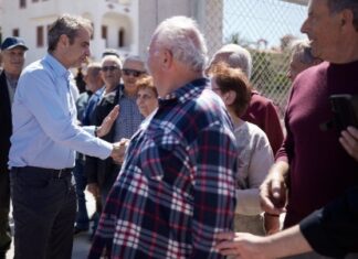 Το αναβαθμισμένο λιμάνι στο Σίγρι Λέσβου επισκέφθηκε Κυριάκος Μητσοτάκης