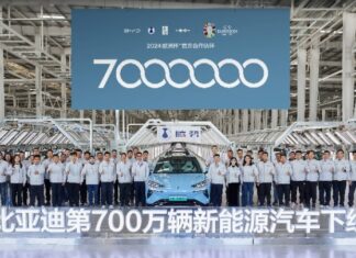 Η παραγωγή της BYD έφθασε τα 7.000.000 οχήματα νέας ενέργειας