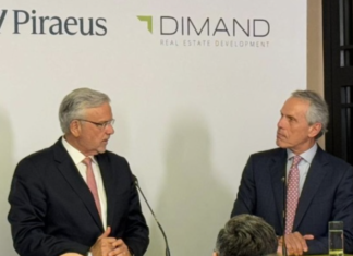 Στρατηγική συνεργασία Τράπεζας Πειραιώς και Dimand για την ανάπτυξη βιώσιμων αστικών χώρων