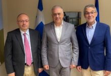 Συνάντηση του υπουργού Ανάπτυξης Τάκη Θεοδωρικάκου με τον Σύνδεσμο Βιομηχανιών Αττικής και Πειραιά