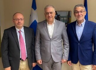 Συνάντηση του υπουργού Ανάπτυξης Τάκη Θεοδωρικάκου με τον Σύνδεσμο Βιομηχανιών Αττικής και Πειραιά