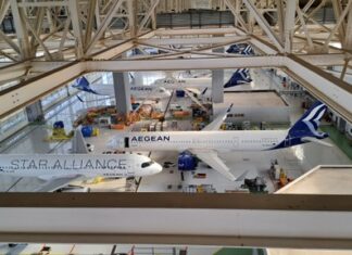 Το πρώτο «πράσινο» Hangar στην Ευρώπη δημιούργησε η Aegean στον Διεθνή Αερολιμένα Αθηνών