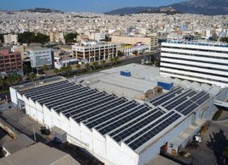 Όμιλος Επιχειρήσεων Σαρακάκη: Εγκατάσταση φωτοβολταϊκών πάνελ στις κεντρικές του εγκαταστάσεις, στη λεωφ. Αθηνών