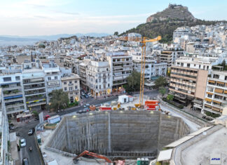 «Τρέχει» ο σταθμός «Κολωνάκι» της νέας Γραμμής 4 του Μετρό της Αθήνας