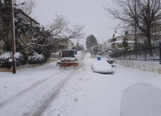 Επί ποδός ο κρατικός μηχανισμός λόγω των ισχυρών βροχών, καταιγίδων και χιονοπτώσεων