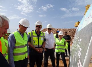 ΒΟΑΚ – ΦΩΤΟ: Αυτοψία στα υπό εξέλιξη έργα από την πολιτική ηγεσία του Υπουργείου Υποδομών