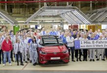 Ένα εκατομμύριο ηλεκτρικά οχήματα έχουν κατασκευαστεί από τη Volkswagen στο εργοστάσιο της Zwickau