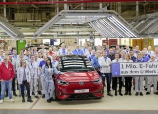 Ένα εκατομμύριο ηλεκτρικά οχήματα έχουν κατασκευαστεί από τη Volkswagen στο εργοστάσιο της Zwickau