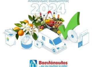 ΑΒ Βασιλόπουλος: Δημοσίευση εταιρικού κοινωνικού απολογισμού