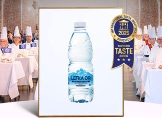 Βράβευση του νερού “Λευκά Όρη” με 3 αστέρια από τον Διεθνή Οργανισμό Γεύσης και Ποιότητας